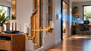 Comparaison entre CPL par réseau électrique et répéteur WiFi dans une maison