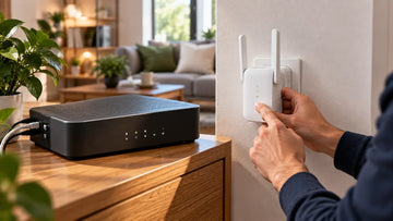 Installation d’un répéteur WiFi près d’une box internet avec appairage manuel