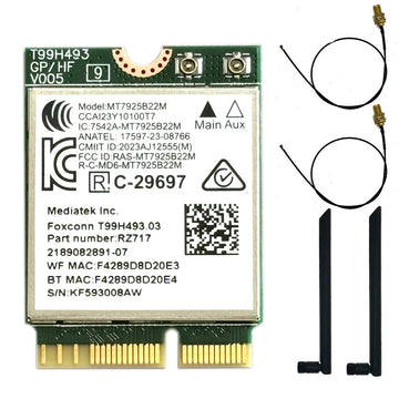 Carte WiFi 7 Interne M.2 Chipset MT7925 - WiCore® Pro